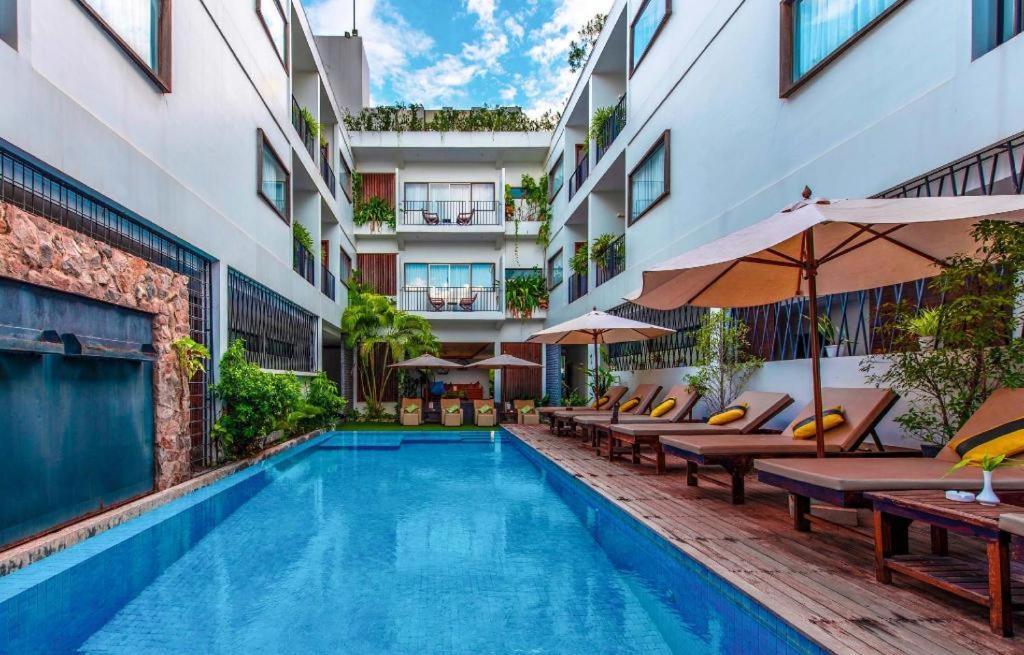 Popular Residence Hotel Siem Reap Exteriör bild